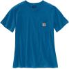 Carhartt Women’s Loose Fit Heavyweight Short-Sleeve Pocket T-Shirt(Marine Blue)