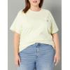 Carhartt Women’s Loose Fit Heavyweight Short-Sleeve Pocket T-Shirt(Pastel Lime)