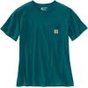Carhartt Women’s Loose Fit Heavyweight Short-Sleeve Pocket T-Shirt(Shaded Spruce)