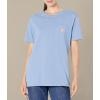 Carhartt Women’s Loose Fit Heavyweight Short-Sleeve Pocket T-Shirt(Skystone)