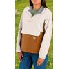 Carhartt Women’s Rain Defender Relaxed Fit Lightweight Coat(Malt/Carhartt Brown)