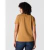 Carhartt Womens Relaxed Fit Lightweight Short Sleeve Garment Dye Pocket T-Shirt(Carhartt Brown)