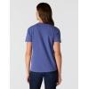 Carhartt Womens Relaxed Fit Lightweight Short Sleeve Garment Dye Pocket T-Shirt(Lunar Blue)
