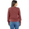 Carhartt Women’s Relaxed Fit Midweight French Terry Crewneck Sweatshirt(Barnwood)
