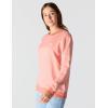 Carhartt Women’s Relaxed Fit Midweight French Terry Crewneck Sweatshirt(Dusty Cedar Heather)