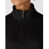 Carhartt Women’s Relaxed Fit Midweight Quarter-Zip Mock-Neck Sweatshirt(Black)