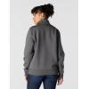 Carhartt Women’s Relaxed Fit Midweight Quarter-Zip Mock-Neck Sweatshirt(Carbon Heather)