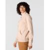 Carhartt Women’s Relaxed Fit Midweight Quarter-Zip Mock-Neck Sweatshirt(Light Taupe Heather)