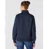 Carhartt Women’s Relaxed Fit Midweight Quarter-Zip Mock-Neck Sweatshirt(Navy)