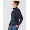 Carhartt Women’s Relaxed Fit Midweight Quarter-Zip Mock-Neck Sweatshirt(Navy)