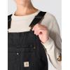 Carhartt Women’s Relaxed Fit Washed Duck Insulated Bib Overall(Black)