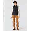 Carhartt Womens Relaxed Fit Washed Duck Insulated Hooded Vest(Black)