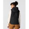 Carhartt Womens Relaxed Fit Washed Duck Insulated Hooded Vest(Black)