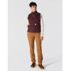 Carhartt Women’s Relaxed Fit Washed Duck Sherpa-Lined Mock-Neck Vest(Blackberry)