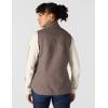 Carhartt Women’s Relaxed Fit Washed Duck Sherpa-Lined Mock-Neck Vest(Taupe Gray)