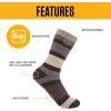 Carhartt Women’s SC3152W Women’s Heavyweight Crew Sock 2-Pack(Assorted 1)