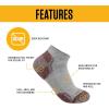 Carhartt Women’s SL2623W Women’s Midweight Cotton Blend Low Cut Sock 3-Pack(Assorted)