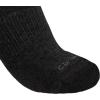 Carhartt Women’s SL2623W Women’s Midweight Cotton Blend Low Cut Sock 3-Pack(Black)