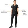 Carhartt Womens Scrub Top(Black)