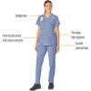 Carhartt Womens Scrub Top(Ceil Blue)
