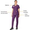 Carhartt Womens Scrub Top(Eggplant)