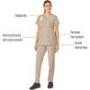 Carhartt Womens Scrub Top(Khaki)