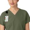Carhartt Womens Scrub Top(Olive)