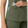 Carhartt Womens Scrub Top(Olive)