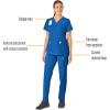 Carhartt Womens Scrub Top(Royal Blue)