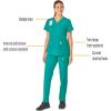 Carhartt Womens Scrub Top(Teal Blue)