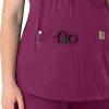 Carhartt Women’s Scrub Top(Wine)