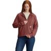 Carhartt Women’s TENCEL Fiber Series Loose Fit Full-Zip Sweatshirt(Barnwood)