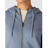 Carhartt Women’s TENCEL Fiber Series Loose Fit Full-Zip Sweatshirt(Light Faded Navy)