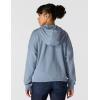 Carhartt Women’s TENCEL Fiber Series Loose Fit Full-Zip Sweatshirt(Light Faded Navy)
