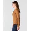 Carhartt Women’s TENCEL Fiber Series Relaxed Fit Long-Sleeve Ribbed Henley(Carhartt Brown)