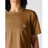 Carhartt Women’s Tencel Fiber Series Loose Fit Short-Sleeve Pocket T-Shirt (Also Available in Plus Sizes)(Carhartt Brown)