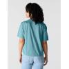 Carhartt Women’s Tencel Fiber Series Loose Fit Short-Sleeve Pocket T-Shirt (Also Available in Plus Sizes)(Dusted Aqua)