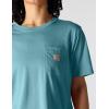 Carhartt Women’s Tencel Fiber Series Loose Fit Short-Sleeve Pocket T-Shirt (Also Available in Plus Sizes)(Dusted Aqua)