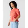 Carhartt Women’s Tencel Fiber Series Loose Fit Short-Sleeve Pocket T-Shirt (Also Available in Plus Sizes)(Dusty Cedar)
