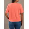 Carhartt Women’s Tencel Fiber Series Loose Fit Short-Sleeve Pocket T-Shirt (Also Available in Plus Sizes)(Fresh Salmon)