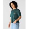 Carhartt Women’s Tencel Fiber Series Loose Fit Short-Sleeve Pocket T-Shirt (Also Available in Plus Sizes)(Greenstone)