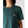 Carhartt Women’s Tencel Fiber Series Loose Fit Short-Sleeve Pocket T-Shirt (Also Available in Plus Sizes)(Greenstone)