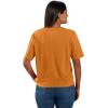 Carhartt Women’s Tencel Fiber Series Loose Fit Short-Sleeve Pocket T-Shirt (Also Available in Plus Sizes)(Hazy Sunshine)
