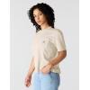 Carhartt Women’s Tencel Fiber Series Loose Fit Short-Sleeve Pocket T-Shirt (Also Available in Plus Sizes)(Oat Milk Heather)
