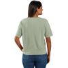 Carhartt Women’s Tencel Fiber Series Loose Fit Short-Sleeve Pocket T-Shirt (Also Available in Plus Sizes)(Sage)
