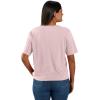 Carhartt Women’s Tencel Fiber Series Loose Fit Short-Sleeve Pocket T-Shirt (Also Available in Plus Sizes)(Soft Rose)