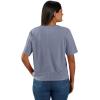 Carhartt Women’s Tencel Fiber Series Loose Fit Short-Sleeve Pocket T-Shirt (Also Available in Plus Sizes)(Wisteria)