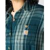 Carhartt Women’s Tencel Fiber Series Loose Fit Twill Plaid Shirt(Greenstone)