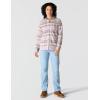 Carhartt Women’s Tencel Fiber Series Relaxed Fit Plaid Shirt(Mica)