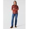 Carhartt Women’s Tencel Fiber Series Relaxed Fit Plaid Shirt(Spice Red)